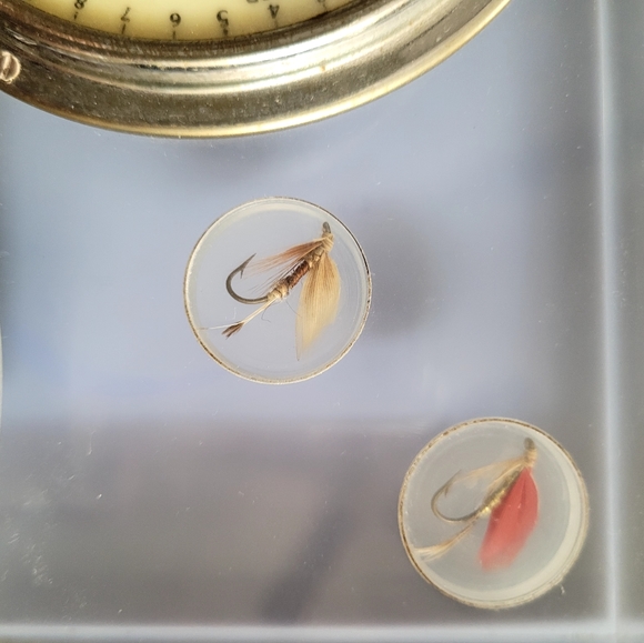 Fishing Barameter Vintage Lucite - Germany Rare - Picture 6 of 8